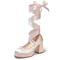 Vivienne Westwood Heels, Ballet Heels, Strappy Pumps, Girlie Style, Ballet Dress, Chunky High Heels, Lace Up Heels, Lolita Fashion, High Heel Pumps