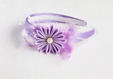 Lilac Bridal Headband Flower Girl Headband Wedding by HandyCraftTS, $23.00 Boho Bridal Headband, Woodland Wedding Hair, Flower Girl Wreaths, Flower Girl Halo, Bridesmaid Hair Clips, Flower Girl Hair, Boho Flower Girl, Flower Hair Band, Purple Wedding Theme