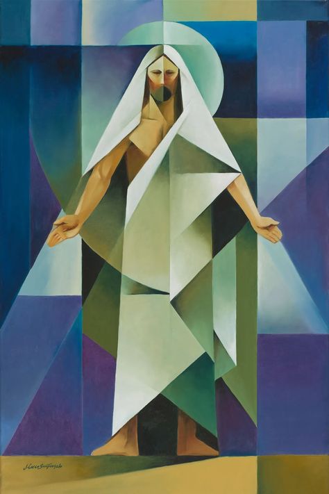 Paintings Of Jesus Christ, Paintings Of Jesus, Drawing Step By Step Easy, Paintings Of Christ, Easy Pencil Drawing, Easy Drawing Step By Step, The Peacemaker, Easy Drawing Steps, Cubist Art