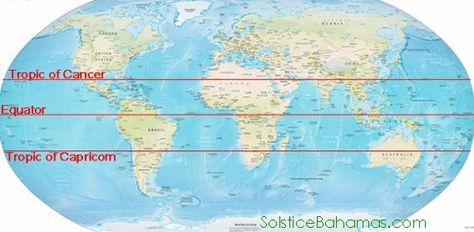 Tropics Latitude And Longitude Map, December Solstice, June Solstice, Country Information, Tropic Of Capricorn, 12 Constellations, Map Reading, Map Skills, Star Cluster