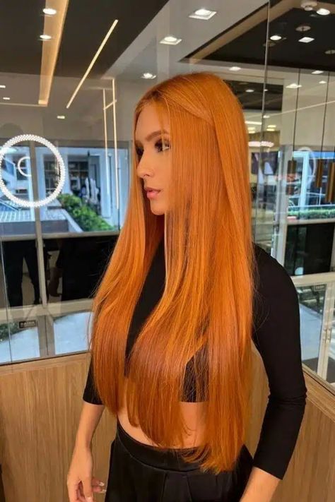 25 Gorgeous Orange Hair Ideas Orange Hair Ideas, Orange Hair Bright, Adventure Music, Wild Hair Color, New Hair Look, Hair Color Orange, Red Blonde Hair, Music Instagram, Ombre Hair Blonde