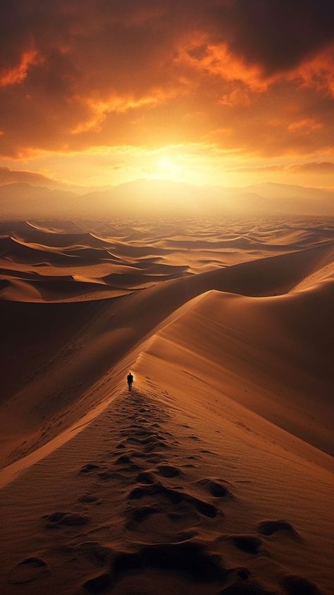 Sahara Desert Aesthetic, Desert Aesthetic Wallpaper, Desert Fantasy Art, Gurun Sahara, Dune Wallpaper, Dune Aesthetic, Egypt Desert, Egypt Wallpaper, Sunset Desert