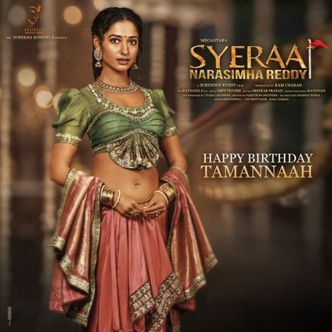 Revealed! Tamannaah would be seen playing THIS character in Chiranjeevi's Sye Raa – deets inside Sye Raa Narasimha Reddy, Magnum Opus, Birthday Girl, Classic Elegance, Indian Fashion, Girl Birthday, Wonder Woman, Actresses, Couture