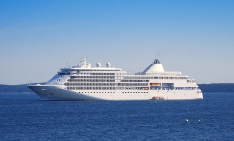 Cruise ship. Luxury cruise ship disembarking passengers in Bar Harbor, Maine, US , #spon, #cruise, #disembarking, #Luxury, #Cruise, #ship #ad Cruise Ship Design Concept, Cruise Ship Illustration, Cruise Ship Performer, Luxury Cruise Ship, Luxury Cruise, Tree Designs, Cruise Ship, Sydney Opera House, Passenger