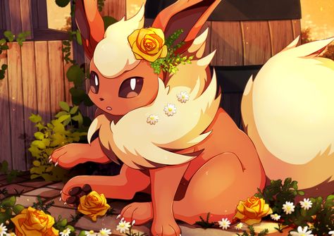 Flareon Fanart, Eeveelutions Fanart, Flareon Art, Eevee Flareon, Flareon Pokemon, Pokemon Flareon, Fire Pokemon, Solgaleo Pokemon, Pokémon Art