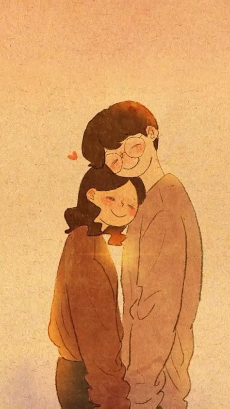 Sorry Cartoon Couple, Puuung Wallpaper Iphone, Puung Couple Wallpaper, Cuddle Illustration Couple, Hug Illustration Couple, Easy Drawing Couple, Couple Illustration Cute Relationship Goals, Couple Goal Cartoon, Couples Cartoon Aesthetic