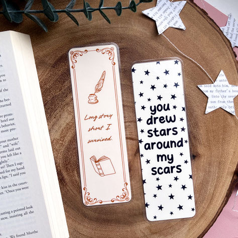 Vintage Bookmarks, Book Obsession, Romance Reader, Bookmarks For Books, Personalized Bookmarks, Shop Name, Long Story Short, Romance Readers, Bookmark Gifts