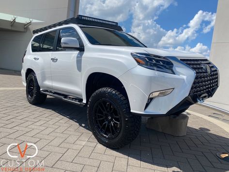 Lexus GX460 with lift kit, 20" wheels and all-terrain tires #CVD #Lexus #GX460 #Customvehicle #Customvehicledesign #CVDauto #CVD2022 Lexus Gx 460 Lifted, Lexus Offroad, Tundra Lifted, Toyota Tundra Lifted, Lexus Suv, Lexus Gx 460, Lexus Models, Lexus Gx460, Lexus Lfa