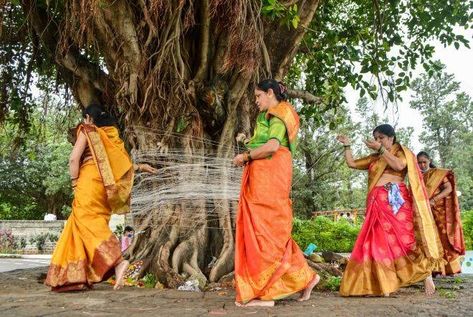 Vat Purnima, Hindu Women, Married Women, Quotes Health, Banyan Tree, North India, Very Inspirational Quotes, Married Woman, Latest News Headlines