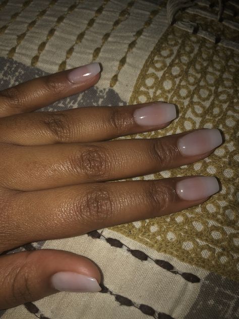 Short Coffin Shape Nails, Short Ballerina Nails, Ballerina Nails Short, Natural Acrylic, Natural Acrylic Nails, Navy Nails, Shape Nails, Short Coffin, Short Coffin Nails