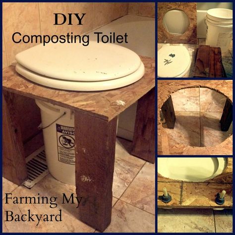 Getting off the grid and save on utilities and soil replenishment. Easy to build composting toilet. Diy Composting Toilet, Prepper Ideas, Eco Village, Composting Toilets, Outdoor Toilet, Bathroom Stuff, Diy Toilet, Composting Toilet, Outdoor Bathrooms