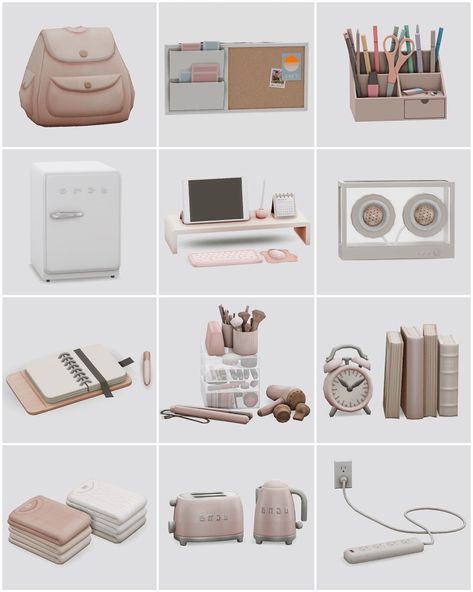 Sims 4 University Dorm Essentials CC Finds Sims 4 Book Clutter Cc, Sims University Cc, Ts4 Dorm Cc, Sims 4 Cc Apple Products, Sims 4 School Clutter, Sims 4 Color Palette, Sims 4 Cc Office Furniture Ideas, Ikea Sims 4 Cc, Sims 4 Cc Cupboard