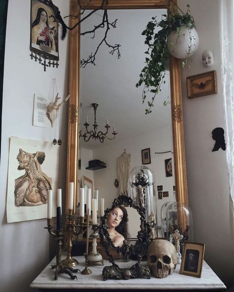 Academia Room, Gothic Room, Gothic Bedroom, Dark Home Decor, Goth Home, Goth Home Decor, Dark Home, Gothic Home, Vintage Room