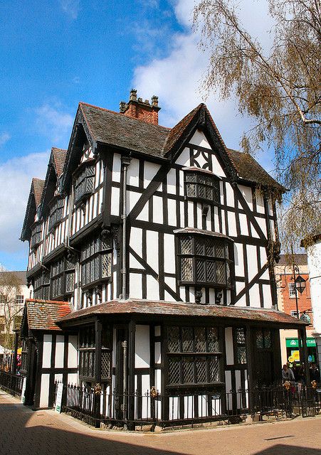 Black and White House, Timber Framed Museum, Hereford Old Museum, Museum Logo, Medieval Houses, Market Square, Tudor House, Four Poster, Poster Room, Tudor Style, Timber House