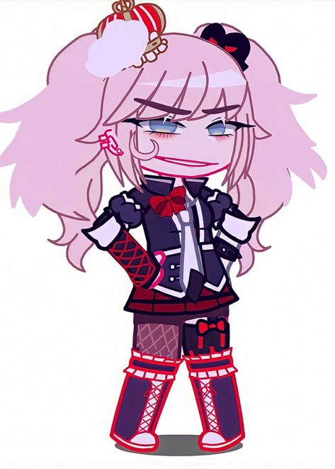 🎭🎴🃏 Danganronpa Gacha, Danganronpa Junko, Gacha Hacks, Gacha Designs, Gacha Club Inspiration, Gacha Online, Junko Enoshima, Scary Tattoos, Gacha Characters