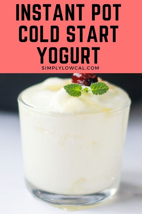 This Instant Pot Yogurt Cold Start recipe transforms ultra-pasteurized milk and a Greek yogurt starter into rich and irresistibly creamy homemade yogurt with the option for a fun flavor. It’s perfect with healthy toppings, in smoothies and smoothie bowls, and in recipes that call for yogurt, mayo, or sour cream. Ninja Foodi Yogurt, Activia Yogurt, Instant Pot Yogurt Recipe, Yogurt Starter, Pasteurized Milk, Uht Milk, Instant Pot Yogurt, Ninja Recipes, Pasteurizing Milk