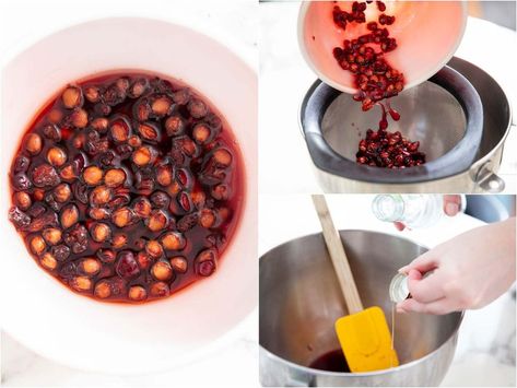 Canning Syrup, Sour Cherry Recipes, Pineapple Core, Pineapple Syrup, Sour Cherries, Cherry Ice Cream, Kitchen Scraps, Cherry Syrup, Lemon Syrup