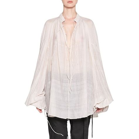 Saint Laurent Cotton Voile Pirate Blouse (£1,415) ❤ liked on Polyvore featuring tops and blouses Pirate Blouse, Tailored Clothes, Pirate Shirts, Tops And Blouses, Gorgeous Clothes, Butterfly Sleeves, Cotton Voile, Casual Fits, Saks Fifth