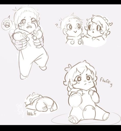 Klance Comics, Voltron Comics, Voltron Fanart, Baby Drawing, 캐릭터 드로잉, Drawing Stuff, Chibi Drawings, Anime Baby, Anime Drawings Tutorials