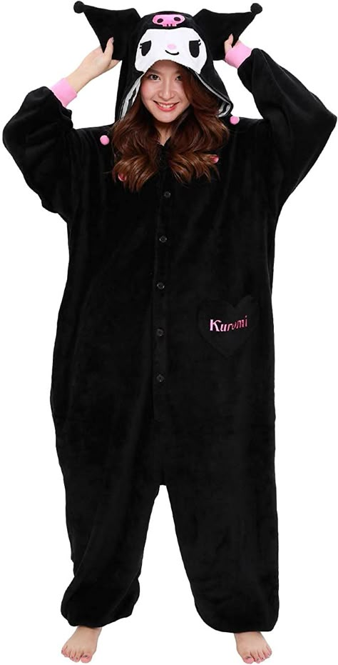 Kuromi Swimsuit, Anime Magic, Cute Onesies, Sam & Cat, Sanrio Kuromi, Adult Costumes, Tulum, Mens Fitness, Halloween Costume