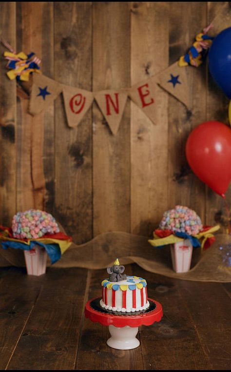 Circus ONE Birthday Banner Circus Photoshoot, Dumbo Birthday Party, Dumbo Birthday, Circus First Birthday, One Birthday Banner, Circus 1st Birthdays, Circus Party Decorations, Circus Birthday Party Theme, Circus Theme Party