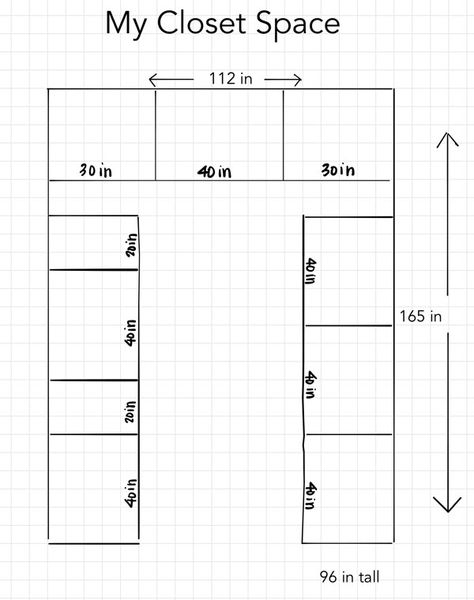 Master Closet Wall Decor, Ikea Closets Walk In, How To Design A Walk In Closet, Ikea Pax Small Walk In Closet, His And Hers Closet Layout, Ikea Pax Closet Small Spaces, Ikea Master Closet, Walk In Closet Dimensions Layout, Pax Wardrobe Layout