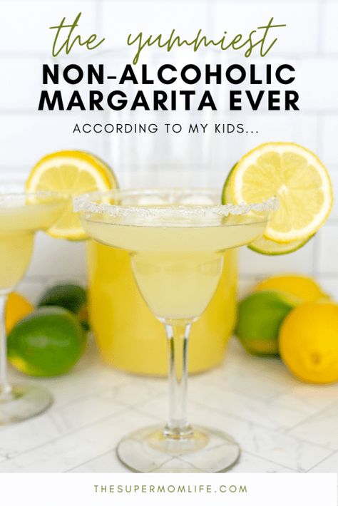 Non Alcoholic Margarita, Virgin Margarita, Mocktail Drinks, Healthy Beverages, Margarita Day, National Margarita Day, Creative Cocktails, Alcohol Free Drinks, Drink Recipes Nonalcoholic