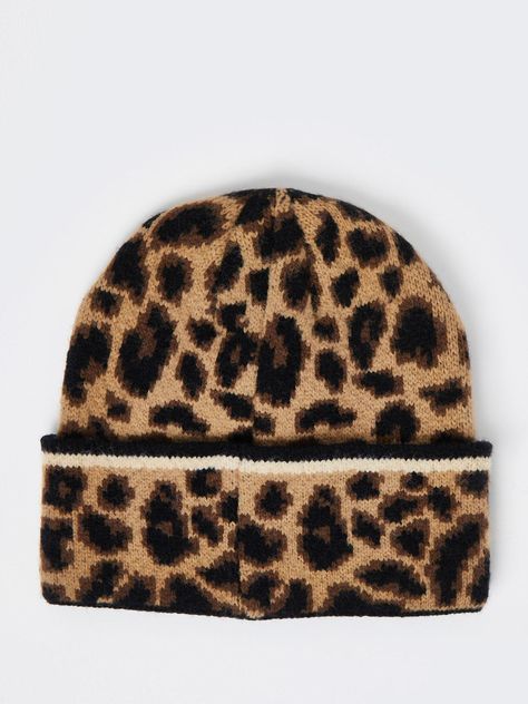 River island leopard print beanie - beige material content: 100% acrylic washing instructions: hand wash only Brown Acrylic Beanie One Size Fits Most, Luxury Brown Beanie Hat, Leopard Print Hat, Leopard Print Beanie, Leopard Hat, High Leg Boots, River Island, Leopard Print, Kids Fashion