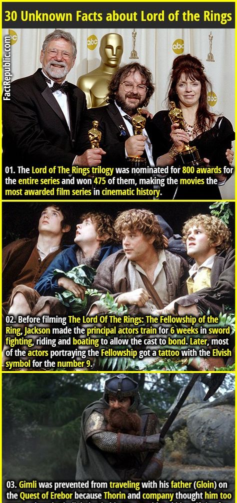 30 Interesting Facts about Lord of The Rings | Fact Republic Mike Vitar, Lord Of The Rings Trilogy, Twist Engagement Ring, Lotr Cast, Lotr Funny, Fact Republic, Middle Earth Art, The Hobbit Movies, Meal Times