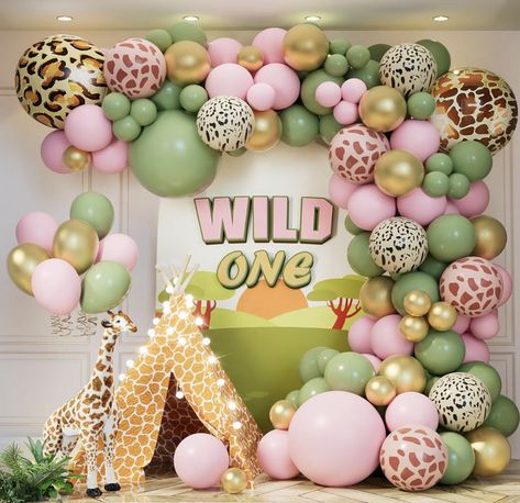 #momsfantasticdiscoveries #WildWednesday #wildwednesday #wildwednesdays #safari #safarilife #safaribaby #safariadventure #safariexperience #safariparty #safaripartyideas #safaripartytheme #safaripartydecor #safaripartydecoration #safaripartyfavors #safaribabyshower #safaribabyshowers #safaribabyshowertheme #safaribabyshowerideas #safaribabyshowerdecor #safaribabyshowerinvitation #safaribabyshowercenterpieces #safaribirthday #safaribırthday #safaribirthdaytheme #safaribirthdayideas Pink Gold Balloons, Safari Baby Shower Decorations, Safari Balloon, Jungle Balloons, Jungle Theme Birthday Party, Jungle Decorations, Balloon Wreath, Jungle Theme Parties, Fest Temaer