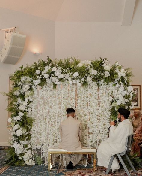 More moments from Shan + Hoorain’s mosque Nikkah ceremony 🎞️ Photography: @ngcreativestudio⁠ Makeup: @mariamzafarbridal⁠ Bridal outfit: @shakeelsbyzeeshandanish⁠ Hair: @nicoledee.hair⁠ Groom's outfit: @faizasaqlain⁠ Ring: @jacquefinejewellery Decor: @mj_weddingsandevent Nikkah dupatta: @mariaassajjadofficial Mosque Nikkah, Backyard Nikkah, Nikkah Photoshoot, Nikkah Dupatta, Nikkah Ceremony, Ceremony Photography, Bridal Outfit, Groom Outfit, Event Photographer