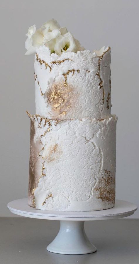 Textured Fondant Cake, Wedding Cake Texture, Wedding Cake Abstract, Texture Wedding Cake, Cake Textures, Wedding Cake Geode, Texture Cake, Concrete Wedding Cake, Marble Fondant Wedding Cake