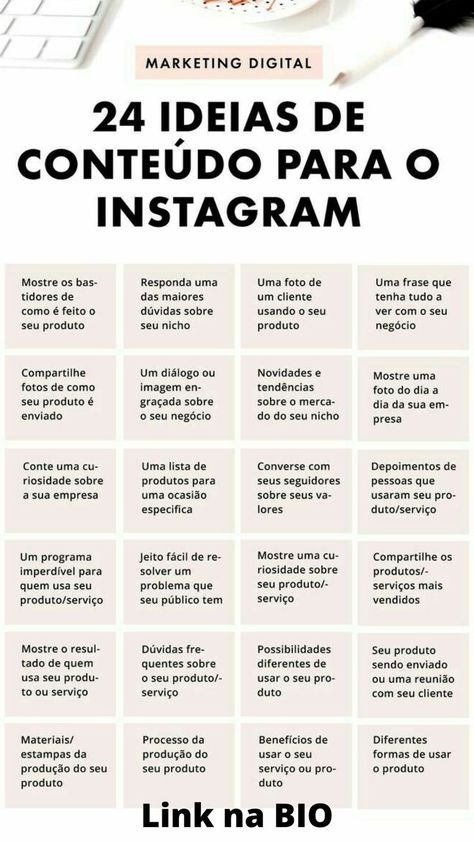 Aqui está pra voces 24 idéias de conteúdos para voces postarem no instagram, e pra voce que tem dúvida sobre isso é algo que muitas influencers fazem, lojas e etc... Testa ai e depois vem me agradecer Me siga também no instagram clicando no LINK Digital Marketing Manager, Social Media Work, Instagram Feed Inspiration, Graphic Design Tips, Creative Instagram Stories, Instagram Creative, Instagram Blog, Marketing Manager, Insta Posts