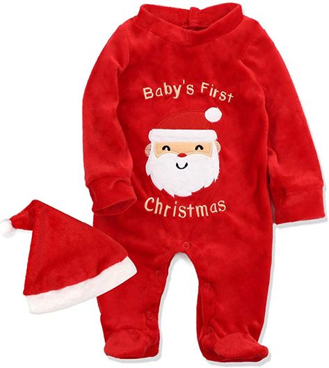 My 1st Christmas, First Christmas Baby, Boys Christmas Outfits, Christmas Romper, Girls Christmas Outfits, Newborn Christmas, Fashion Baby Girl Outfits, Trendy Baby Clothes, Camo Baby Stuff