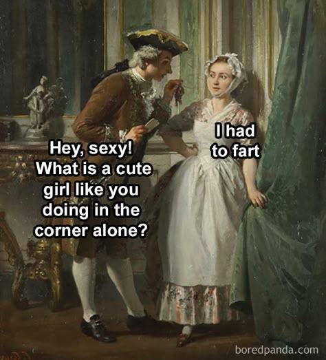 Funny-Classic-Art-Jokes Classic Memes, Historical Humor, Funny Art History, Classical Art Memes, History Jokes, Art Jokes, Twitter Funny, Quality Memes, Memes Sarcastic