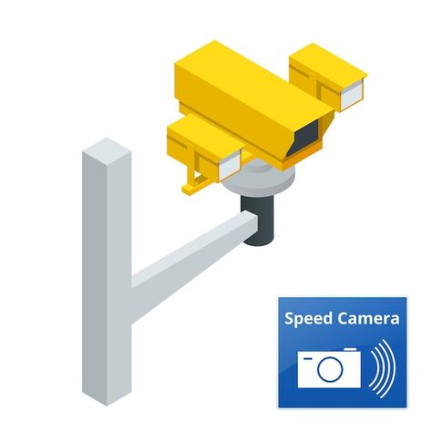 A speed control radar camera. speed came... | Premium Vector #Freepik #vector #background #car #technology #city Technology City, Speed Radar, Background Car, White Camera, Cctv Security Cameras, Photo Camera, Motion Sensors, Car Technology, Purple Walls