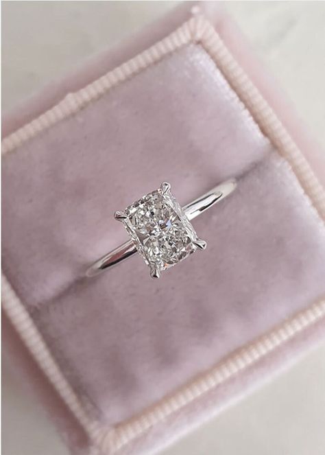 2.14 Ct Elongated Cushion Cut Lab Grown Engagement Ring/Solitaire Wedding Ring/14K White Gold Ring/Hidden Halo CVD Diamond Ring/Promise Ring ● DIAMOND DETAILS → Total Diamond Weight: 2.23 CTW → Center Stone Certification: IGI/GIA → Center Diamond Shape: Elongated Cushion Cut → Center Diamond Weight: 2.14 CT → Color: I → Clarity: VS2 → Side Stone Diamond Shape: Round Cut → Side Stone Weight: 0.09 CT ● JEWELRY DETAILS → Metal Options: 10K/14K/18K Solid Gold, Or Platinum → Metal Finish: Yellow / Rose / White Gold → Metal Stamp On Jewelry: Yes → Metal Report: Yes (Ships with Orders) → SKU No: SOJ039 ● SHADES OF JEWELRY SERVICES → Customised/Personalised Handmade jewellery → 80+ antique and fancy cuts and shapes of lab-grown diamonds including more than 10 colours of diamonds → Made in a good e Engagements Rings, Dig Jewelry, Dimond Ring, Cushion Moissanite Engagement Ring, Ring Hidden Halo, Elongated Cushion Cut, Cushion Cut Engagement, Elongated Cushion, Cushion Engagement Ring