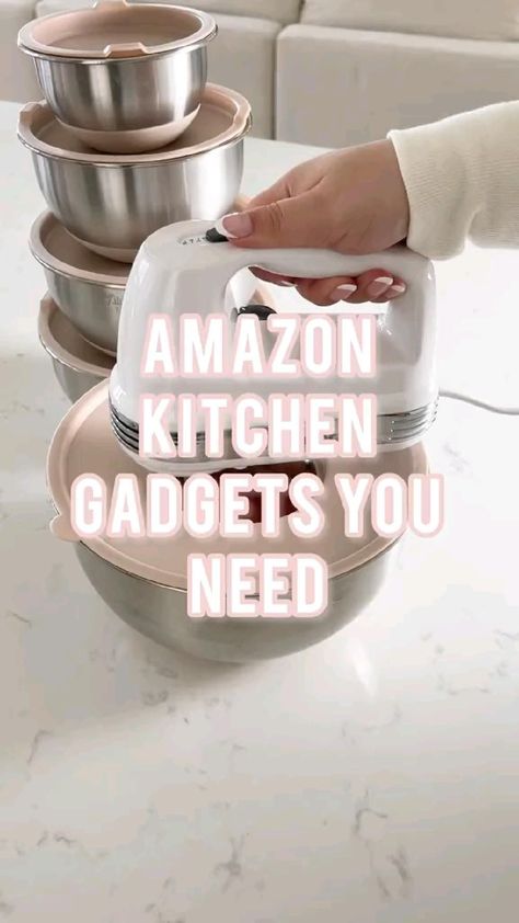 Amazon Kitchen Gadgets You Need Amazon Kitchen Must Haves, Best Amazon Buys, Amazon Decor, Amazon Kitchen Gadgets, Kitchen Must Haves, Amazon Home Decor, Amazon Kitchen, Home Organization Hacks, Cool Gadgets To Buy