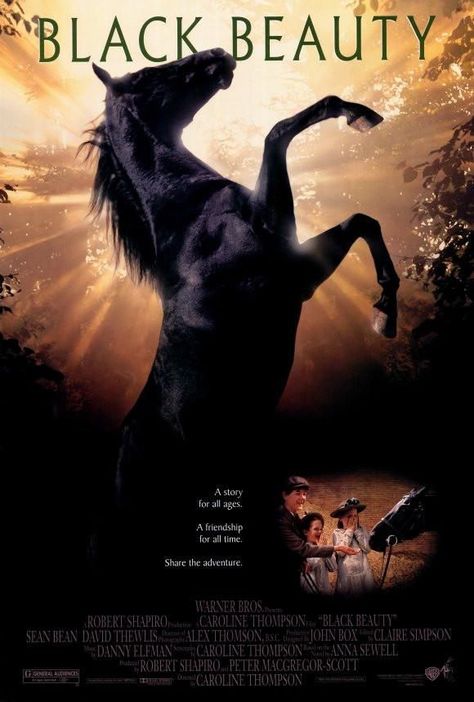 Black Beauty 27x40 Movie Poster (1994) Black Beauty Movie, Jim Carter, Horse Movies, Beauty Movie, Movie Ideas, Horse Books, Beauty Posters, Black Stallion, I Love Cinema