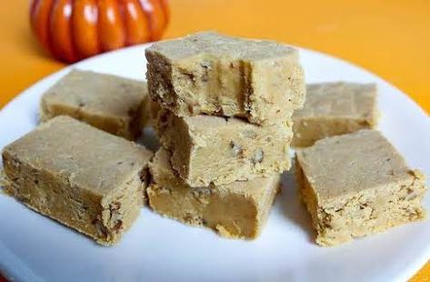 Perfect Fall Pumpkin Recipes | Just A Pinch | Just A Pinch Pumpkin Fudge Recipe, Pumpkin Spice Fudge, Thanksgiving Goodies, Pumpkin Cupcake Recipes, Pumpkin Cobbler, Cooking Desserts, Pumpkin Fudge, Holidays Recipes, Walnut Fudge