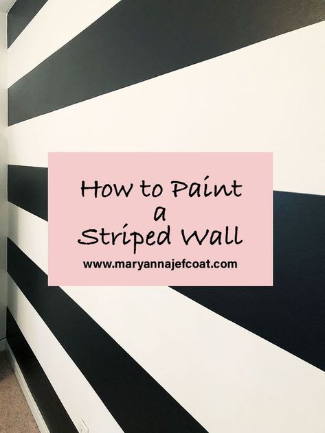 Black And White Striped Wall, Striped Accent Wall, Dimples And Tangles, Up Wallpaper, Stripe Wall, Cheap Wall Decor, Home Remodeling Diy, Interior Minimalista, Office Inspo