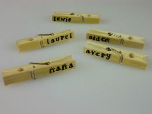 Drink Markers, Marker Crafts, Drink Marker, Family Meeting, Wooden Clothespins, Letter Stamps, Activities For Children, Small Letters, Stamp Pad