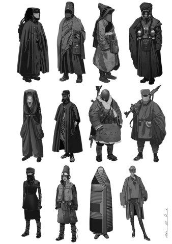 Adam Brockbank - Rogue One - 5 Star Wars Concept Art, Rogue One, Star Wars Costumes, Model Sheet, Concept Art Character, Art Idea, Arte Fantasy, Star Wars Characters, Dieselpunk