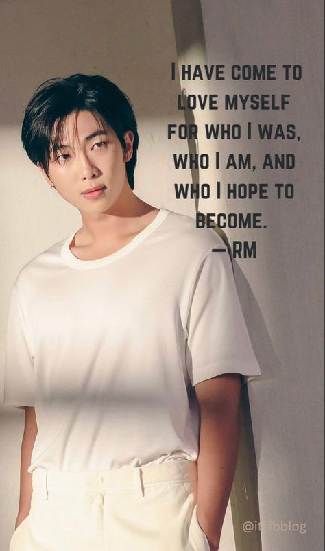 Quote by RM Namjoon Sayings, Quotes By Kim Namjoon, Namjoon Quotes Inspirational, Rm Motivational Quotes, Rm Words, Namjoon Quotes Wallpaper, Bts Motivational Quotes Study, Kim Namjoon Quotes, Bts Motivational Quotes