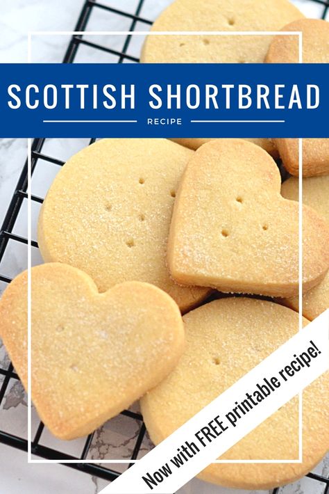 Scottish Shortbread Recipe, Scottish Shortbread Cookies, Scottish Shortbread, Shortbread Recipe, Shortbread Biscuits, Scottish Recipes, Biscuits Easy, Shortbread Recipes, 2024 Christmas