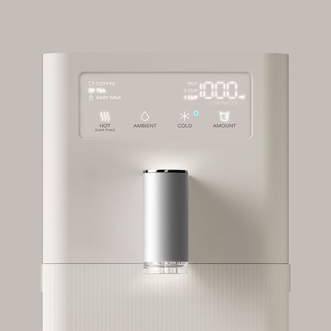 NEW Coway Kecil: Instant Hot Water Dispenser & Water Purifier with Direct Filtration Water Purifier Design, Cmf Design, Water Ionizer, Hydrogen Water, Hot Water Dispensers, Water Purification System, Product Showcase, Medical Instruments, Smart Appliances