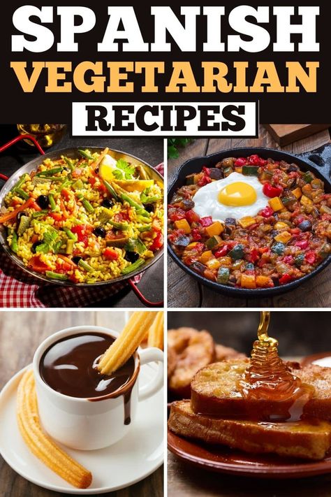 Spanish Veggie Dishes, Spanish Tapas Recipes Vegetarian, Spanish Vegetarian Recipes, Vegan Spanish Recipes, Spain Recipes, Vegetarian Tapas, Tapas Night, Vegetarian Paella, Spanish Tapas Recipes