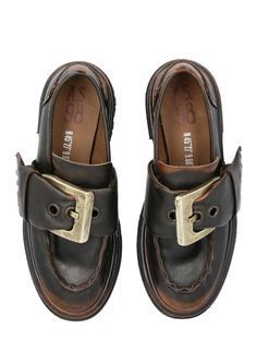 Loafers With Buckle, Sepatu Platform, Winter Fashion Inspiration, Vintage Loafers, Boots 2023, Mode Shoes, Funky Shoes, Brown Loafers, Shoe Inspo