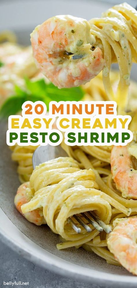 Pesto With Shrimp And Pasta, Pesto Seafood Pasta, Shrimp Pesto Recipes, Boursin Shrimp Pasta, Shrimp Pesto Pasta Recipes, Pesto Pasta With Shrimp, Recipes Using Pesto, Easy Entrees, Recipes Using Cream Cheese