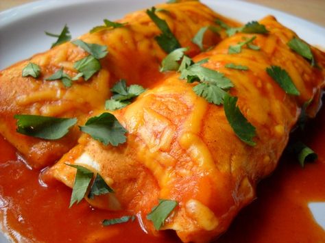 Sweet Potato Enchiladas Seventh Day Adventist Recipes, Adventist Recipes, Enchilada Dinner, Potato Chilli, Sweet Potato Enchiladas, Potato Enchiladas, Beef Enchilada, Budget Bytes, Vegetarian Main Dishes